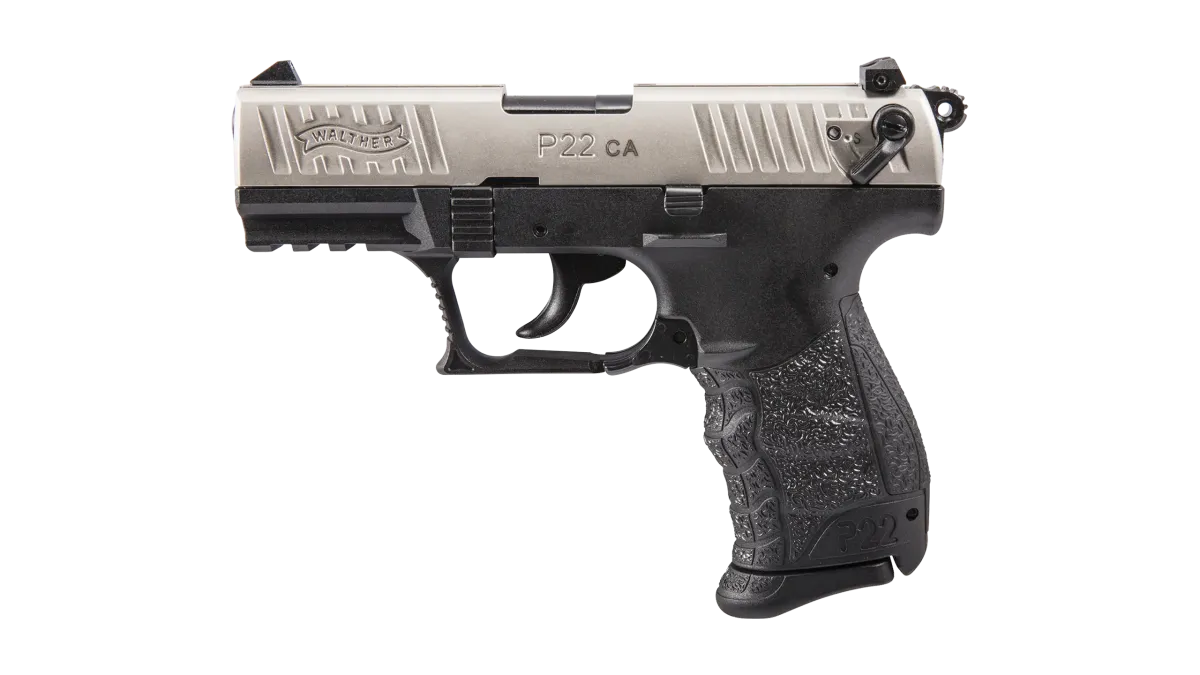 P22 3.42 inches Nickel 10RD 22LR California Compliant